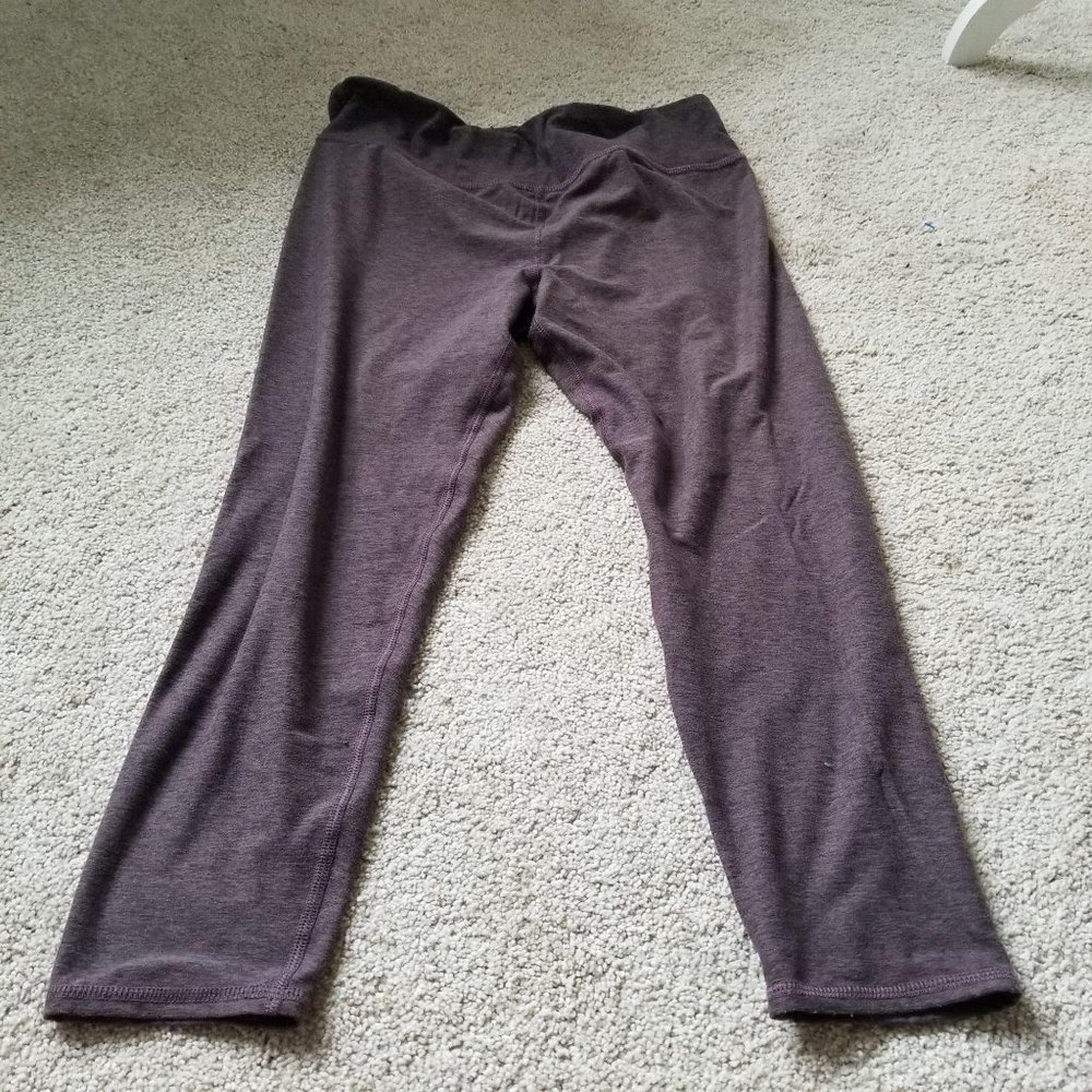 Evolution EVCR / XL / Purple/Gray Capri Leggings - Picture 2 of 3